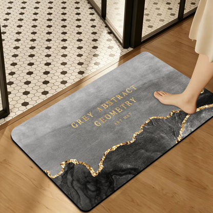 Floral Art Bathroom Mat Acalora
