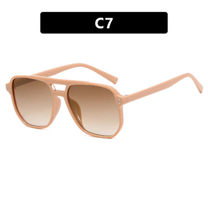 Women's oversized sunglasses with geometric design and UV protection Karnz
