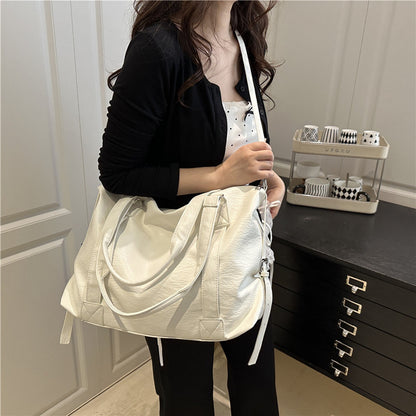 Luxurious Faux Leather Travel Tote Bag Acalora