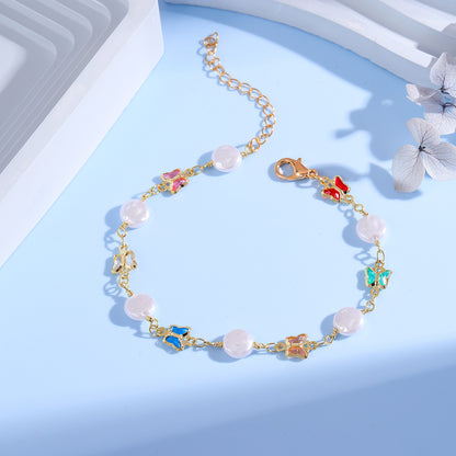 Eye Charm and Daisy Bracelet Acalora