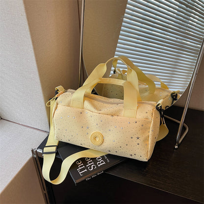 Stylish Star-Patterned Sports Duffle