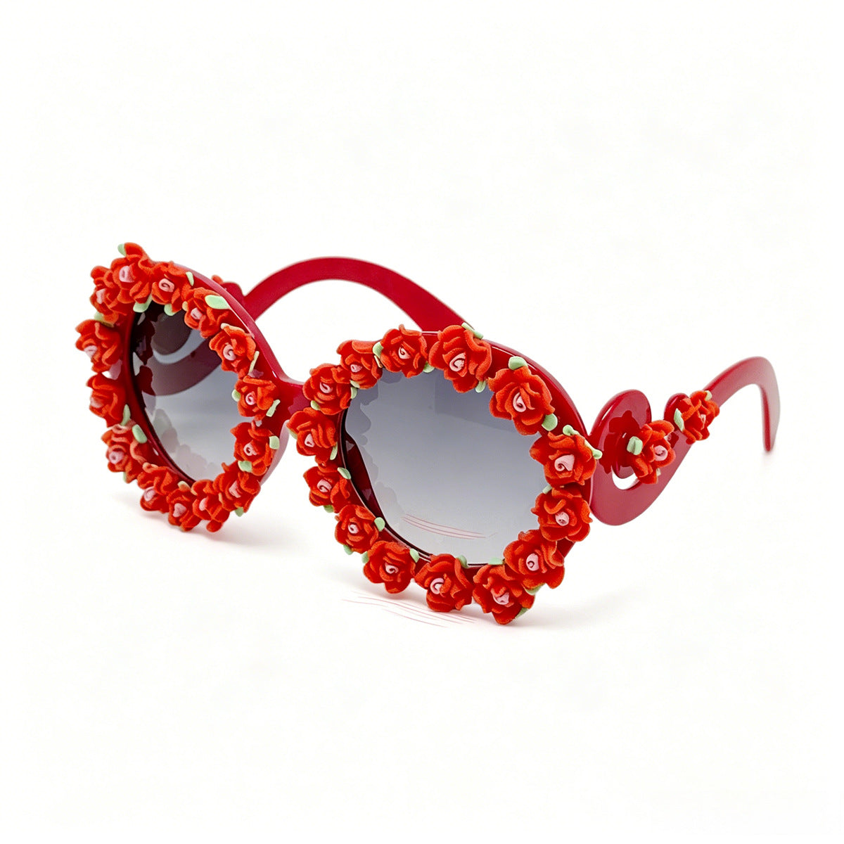 Women's sunglasses with floral design and unique frame accents Bowlift