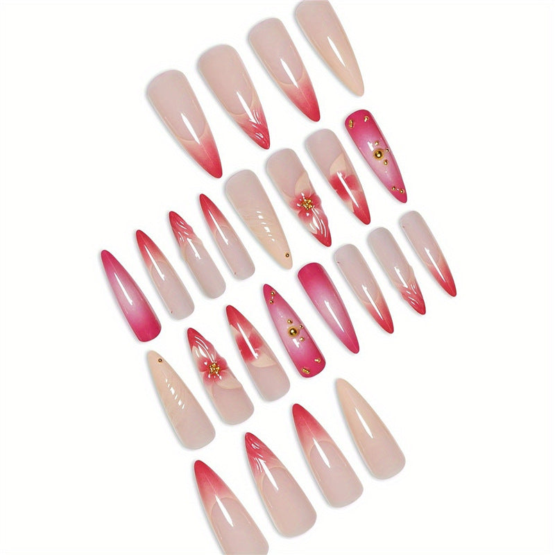 Artistic Floral Nail Art Design Acalora