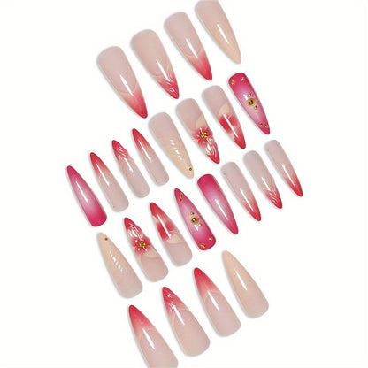 Artistic Floral Nail Art Design Acalora