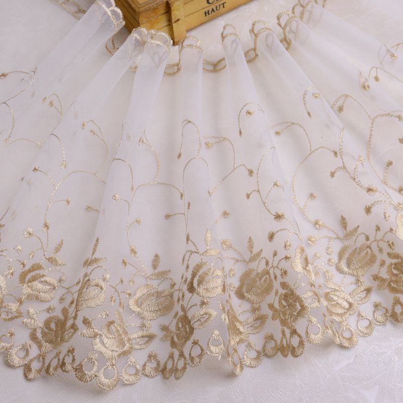 Elegant Embroidered Curtain Acalora