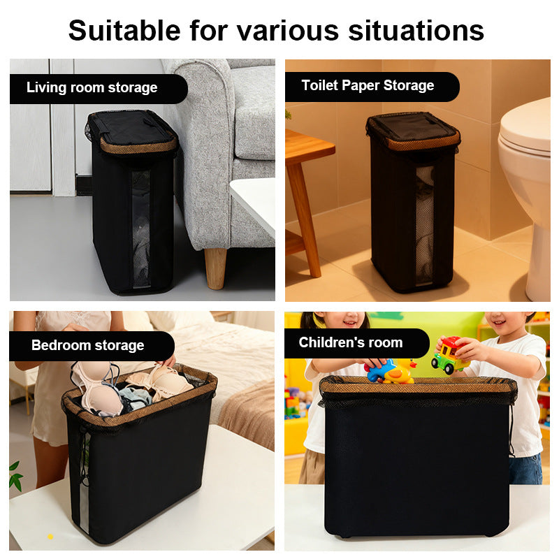 Versatile laundry separation box with removable lid and inner compartment Acalora