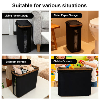 Versatile laundry separation box with removable lid and inner compartment Acalora