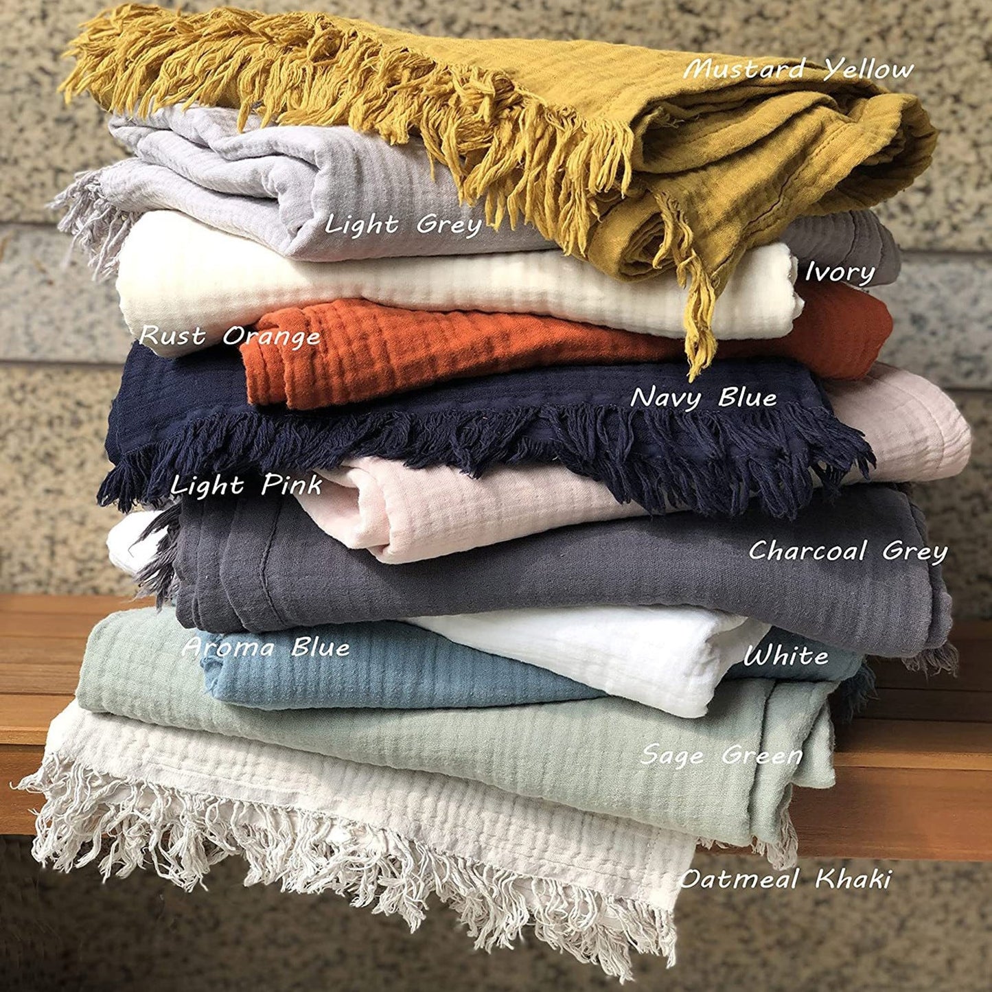 Luxurious Cotton Throw Blanket