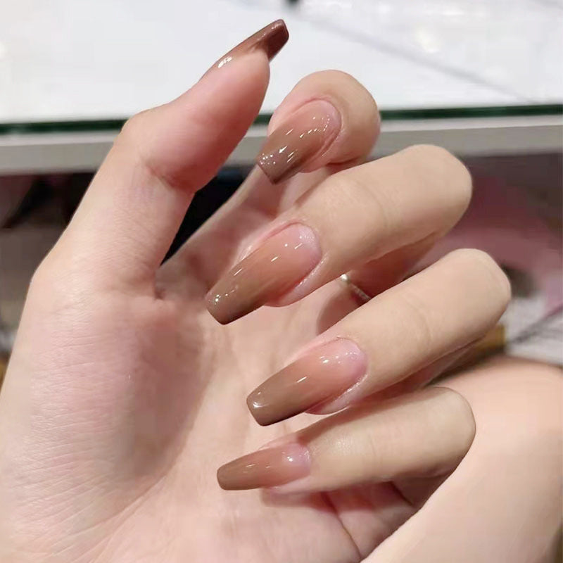 Artificial nails with elegant ombre effect Acalora