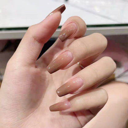 Artificial nails with elegant ombre effect Acalora