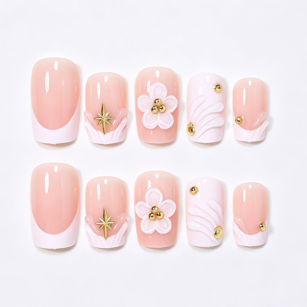 Floral-Themed 3D Nail Art Set Acalora