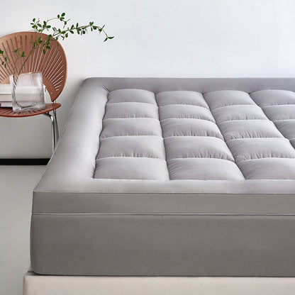 Ultimate Cooling Mattress Pad – Premium Quilted Pillow Top, Luxuriously Fluffy and Ultra-Breathable with Secure 14-18 Deep Pocket Cover – Enhanced Sleep Comfort, 1pc | Skanto
