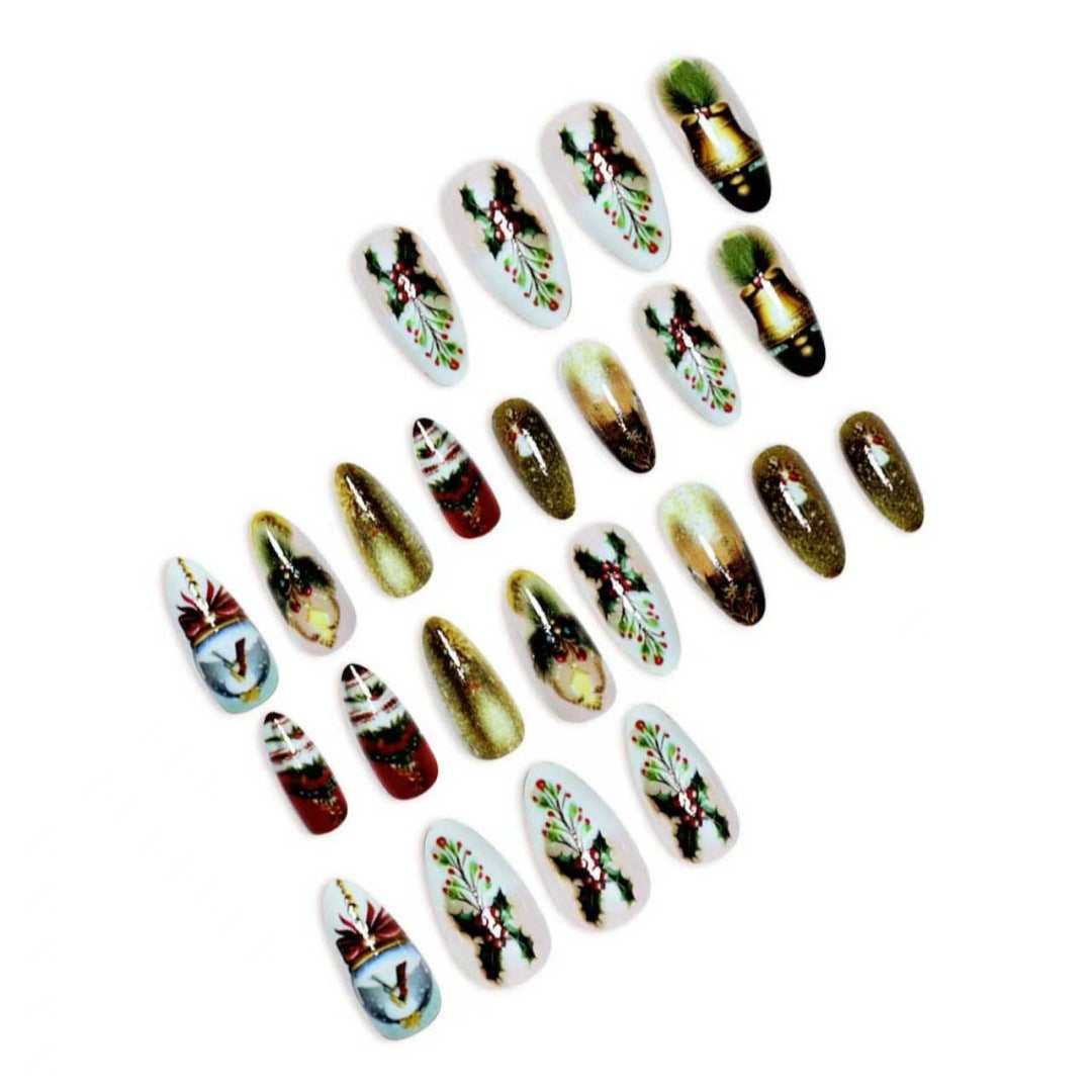 Festive Nail Art Wraps Acalora