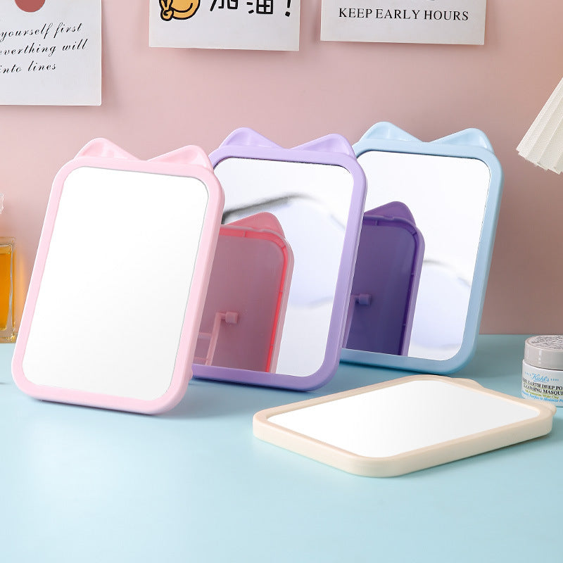Creative Cat Ear Themed Tabletop Mirror
