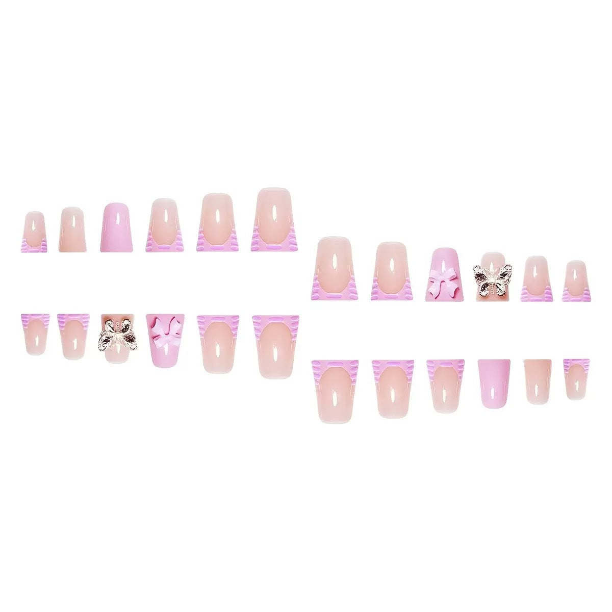 3D Floral Press-On Nail Art Set Acalora