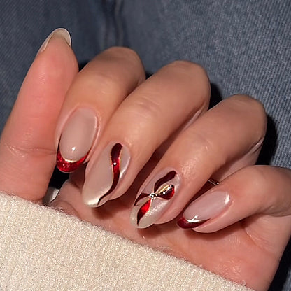 Elegant Expression Press-On Nail Art Set Acalora