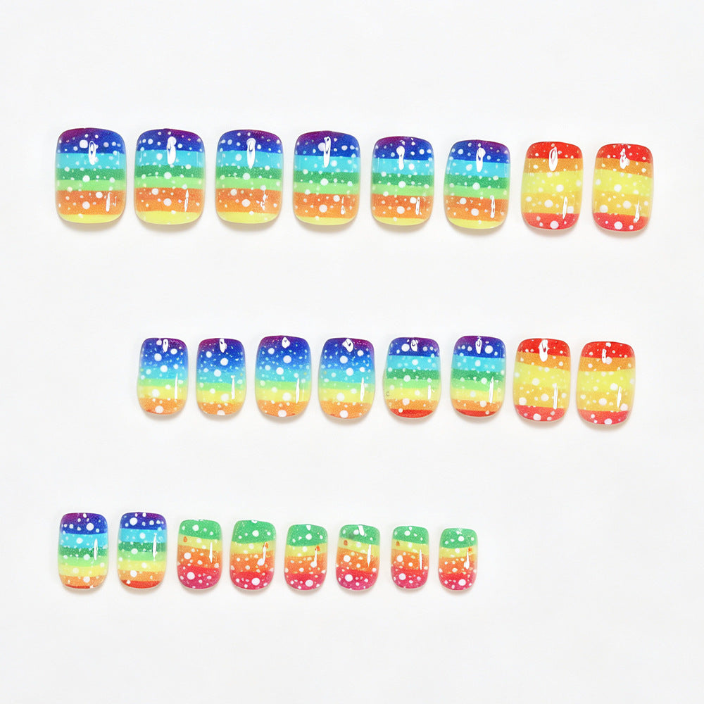 Ombre Dot Pattern Nail Art Set Acalora