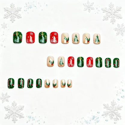 Festive Holiday Nail Art Design Acalora