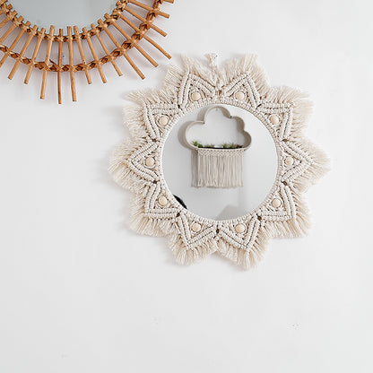 Macrame Wall Mirror Acalora