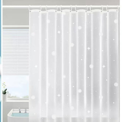 Delicate Floral Pattern Shower Curtain