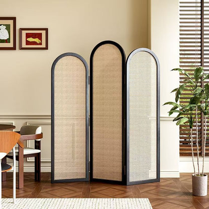 Elegant Rattan Room Divider Acalora