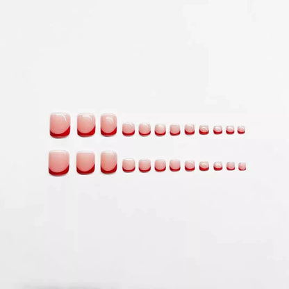 Elegant Double-Tip Press-On Nail Set Acalora