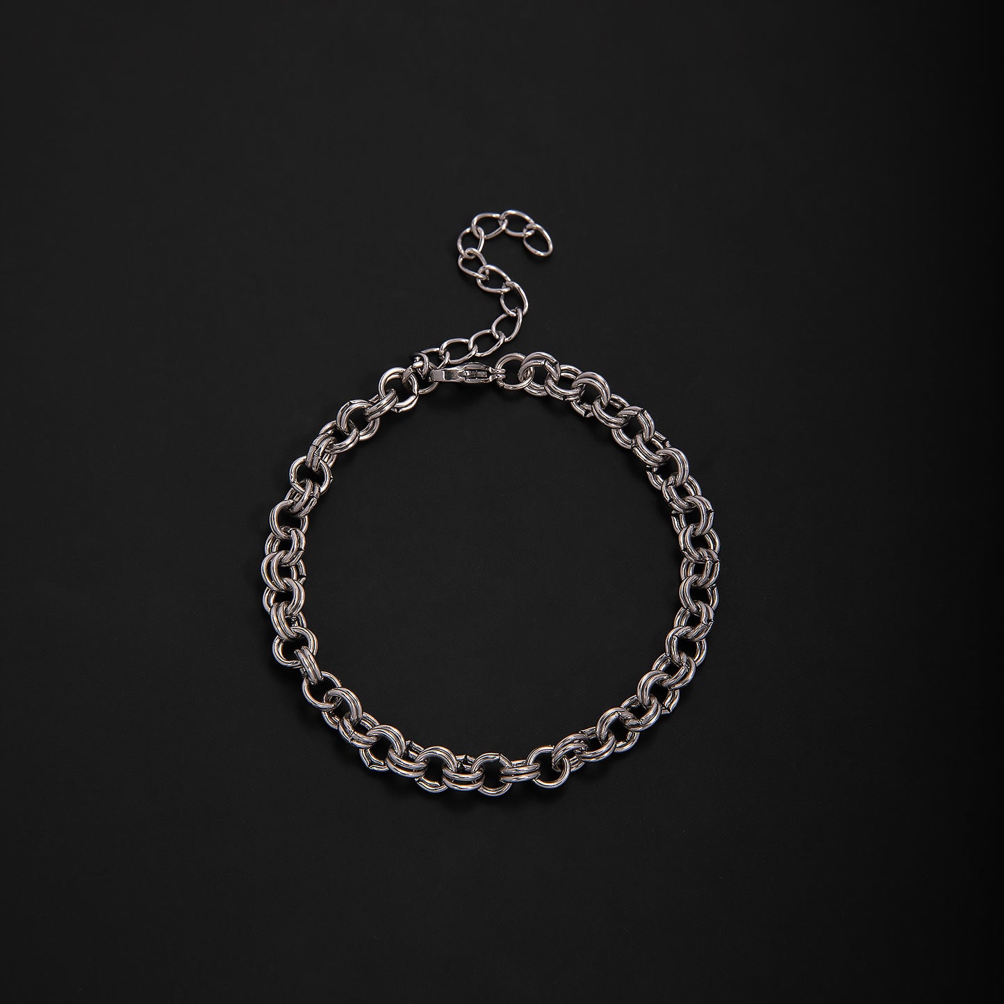 Textured Chain Link Bracelet Acalora