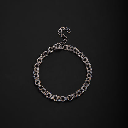 Textured Chain Link Bracelet Acalora