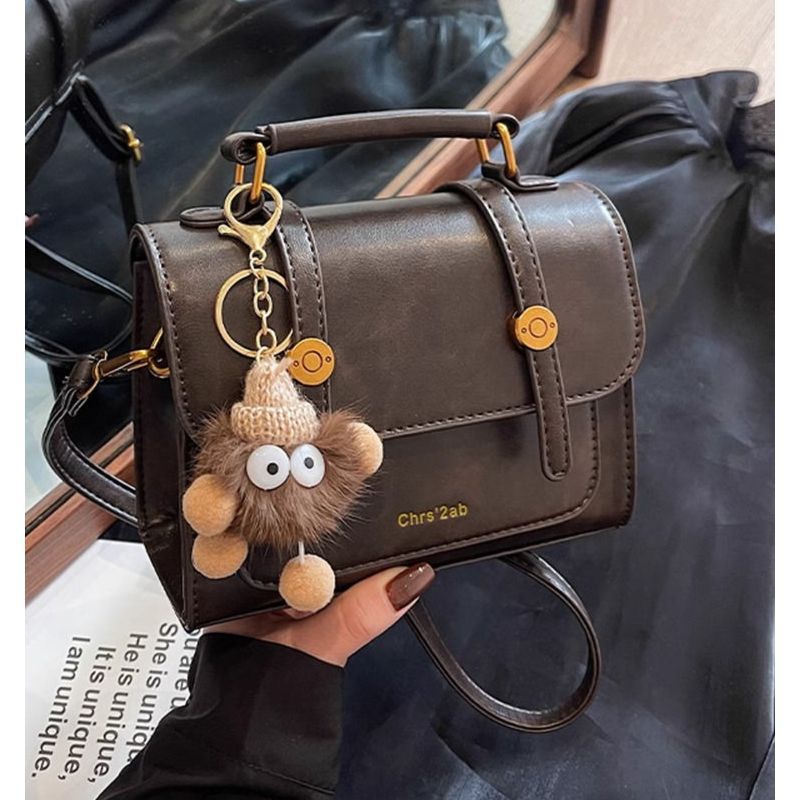 Structured Faux Leather Handbag Acalora
