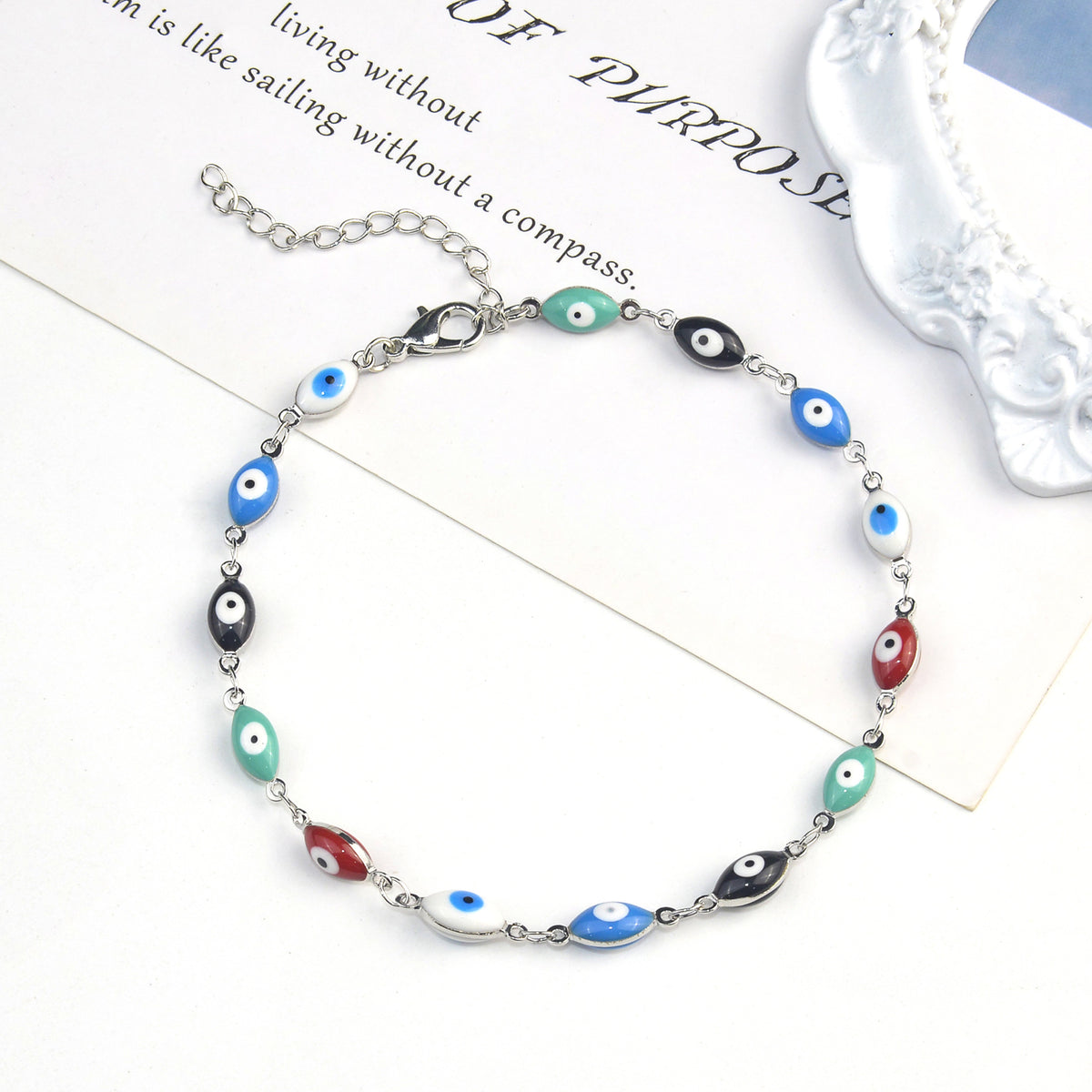 Decorative Evil Eye Necklace Acalora