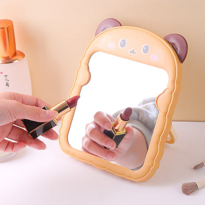 Cute Cat-Themed Desktop Makeup Mirror
