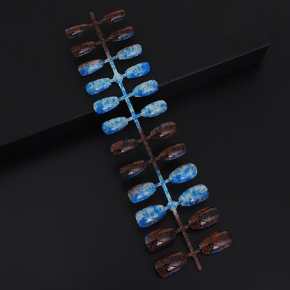 Luxury glitter design artificial nails Acalora