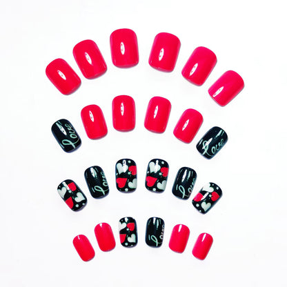 Creative Love-Themed Nail Art Acalora