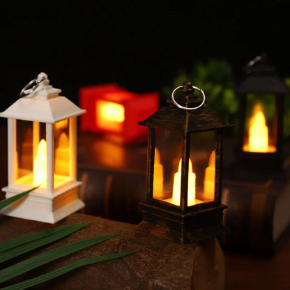 Compact LED Flicker Lantern Keychain and Tabletop Accent Acalora