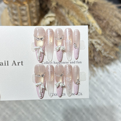 Elegant Stiletto Nail Art Extensions Acalora