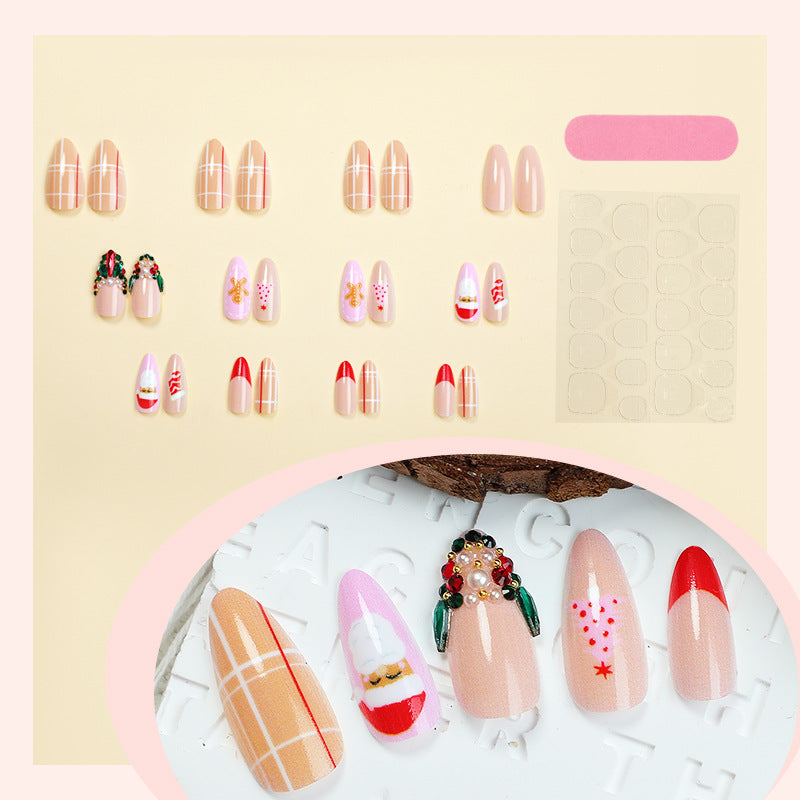 Festive Themed Press-On Nail Art Collection Acalora
