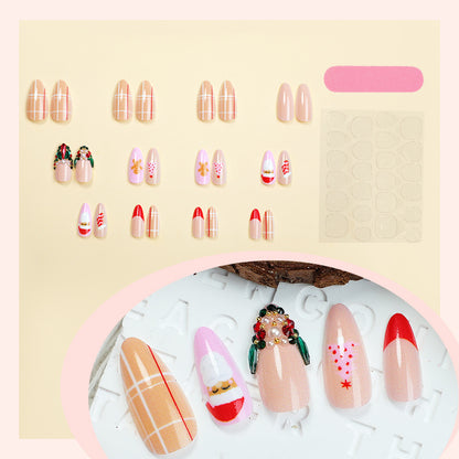 Festive Themed Press-On Nail Art Collection Acalora