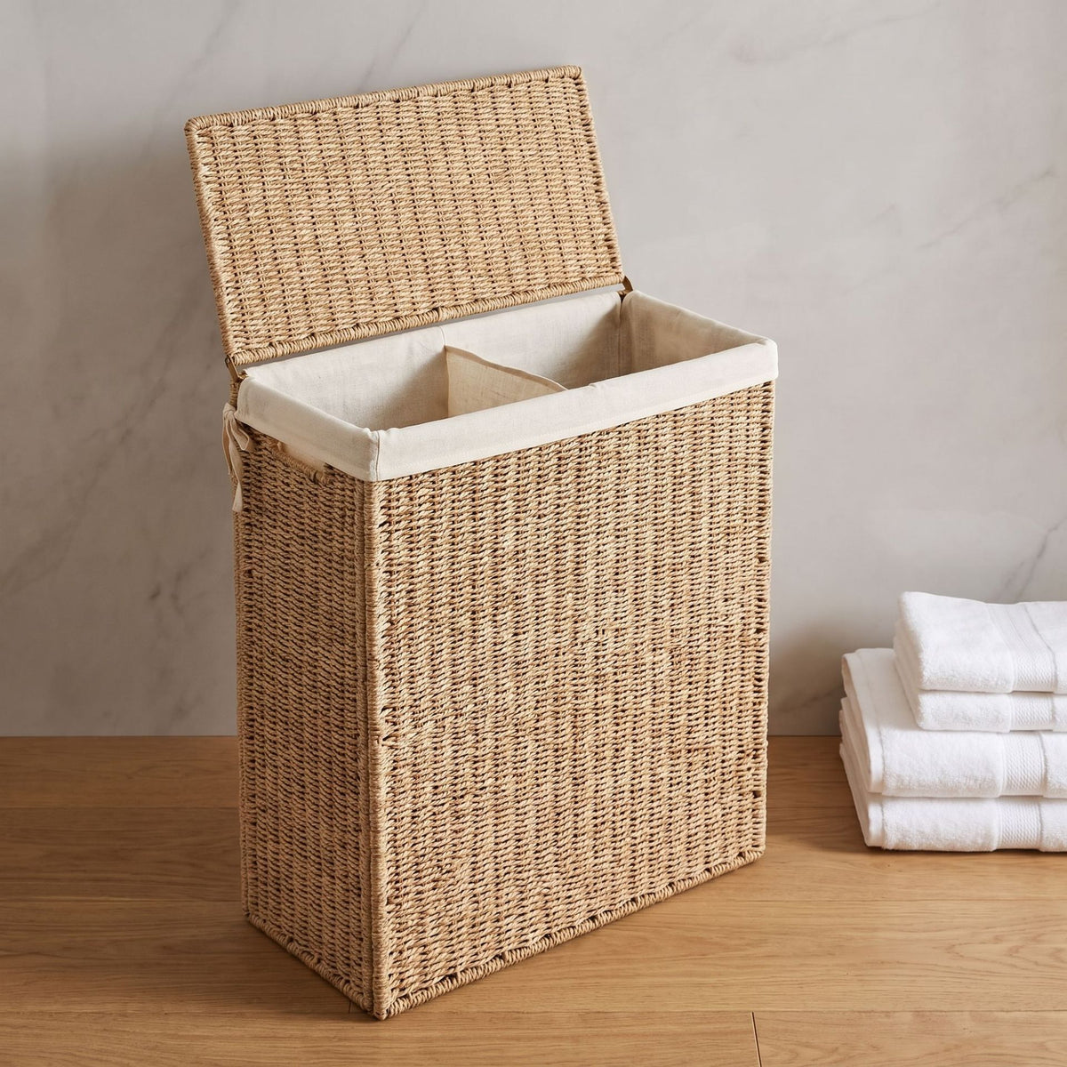 Woven Laundry Basket Acalora