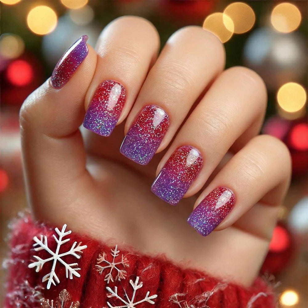 Glamorous Ombre Artificial Nails Acalora