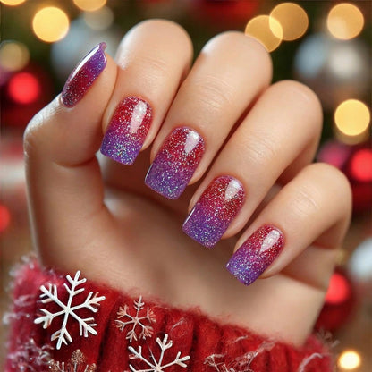 Glamorous Ombre Artificial Nails Acalora