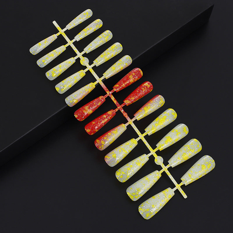 Artificial nails in creative drop design Acalora