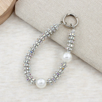 Crystal-Embellished Eyewear Chain Acalora