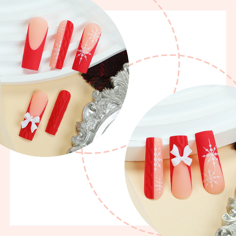 Themed Holiday Press-On Nail Set Acalora