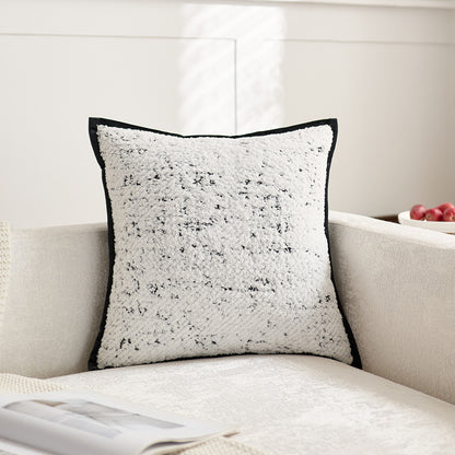 Chic Textured Decorative Cushion