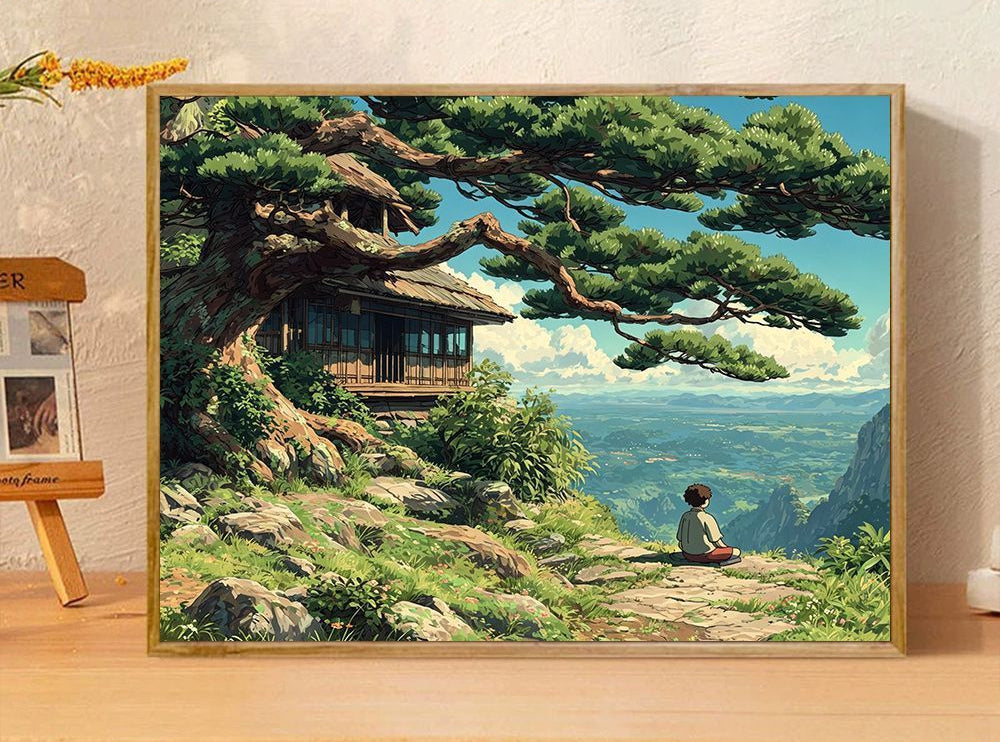 Whimsical Fantasy Illustration Canvas Art