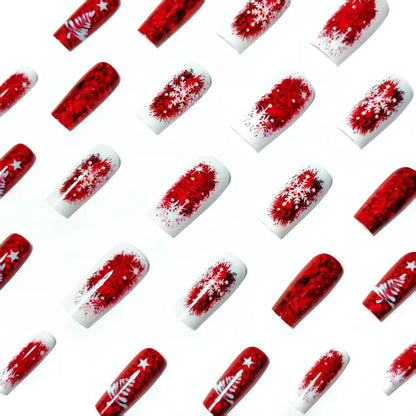 Festive Glittery Christmas Nail Art Acalora