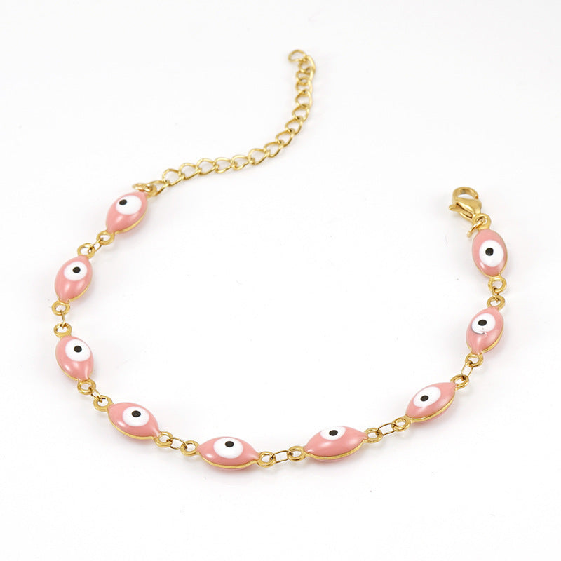 Colorful Evil Eye Bracelet Acalora