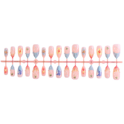 Creative Shell Design Press-On Nail Set Acalora