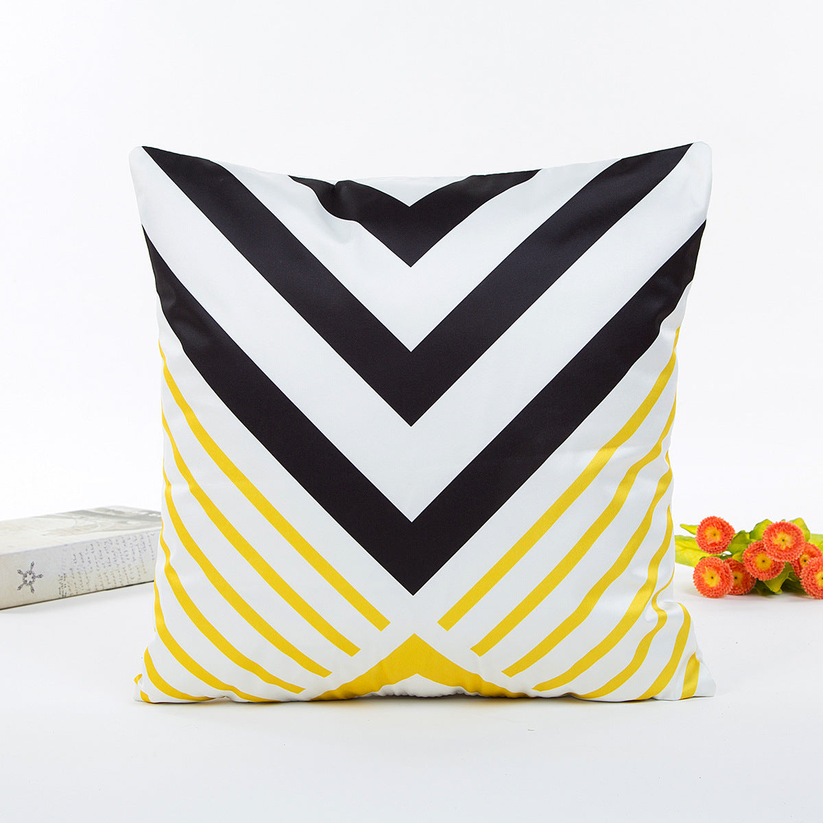 Floral Patterned Throw Pillow