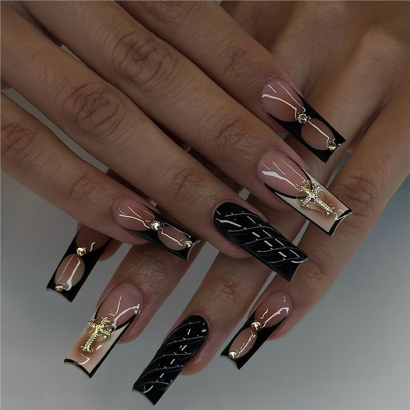 Luxury Gothic Press-On Nail Set Acalora